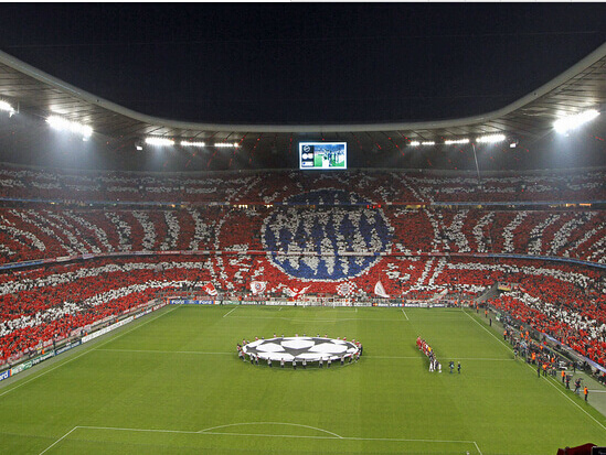 優色專顯高清液晶拼接閃耀慕尼黑安聯球場！
